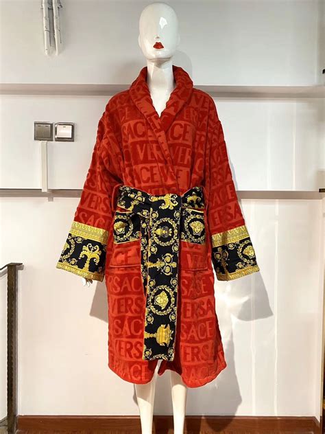 red versace robe replica|versace robe dupe.